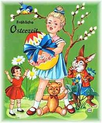 Ostern fr&uuml;her 1950er Jahre